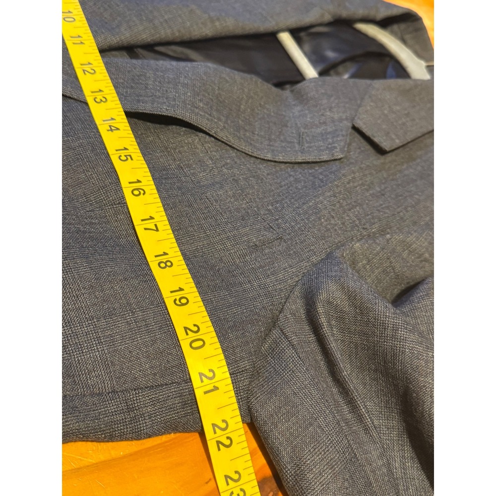 BROOKS BROTHERS Mens gray Wool Blazer Sport Coat Textured Suiting Size 42 36 - Picture 3 of 10